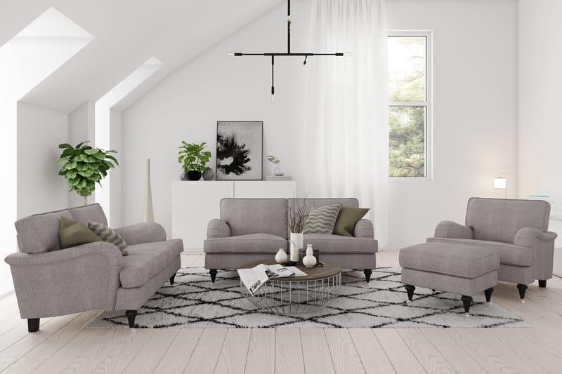 Howard Classic 2-sits Tygsoffa - Beige / Grå - Products - Möbler - Soffa - 2 sits soffa