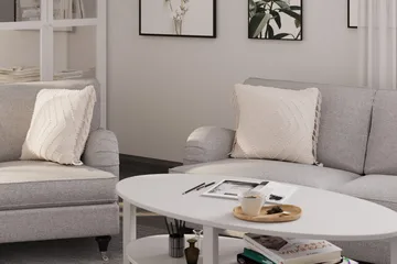 Howard Classic 2-sits Tygsoffa - Grå - Products - Möbler - Soffa - 2 sits soffa