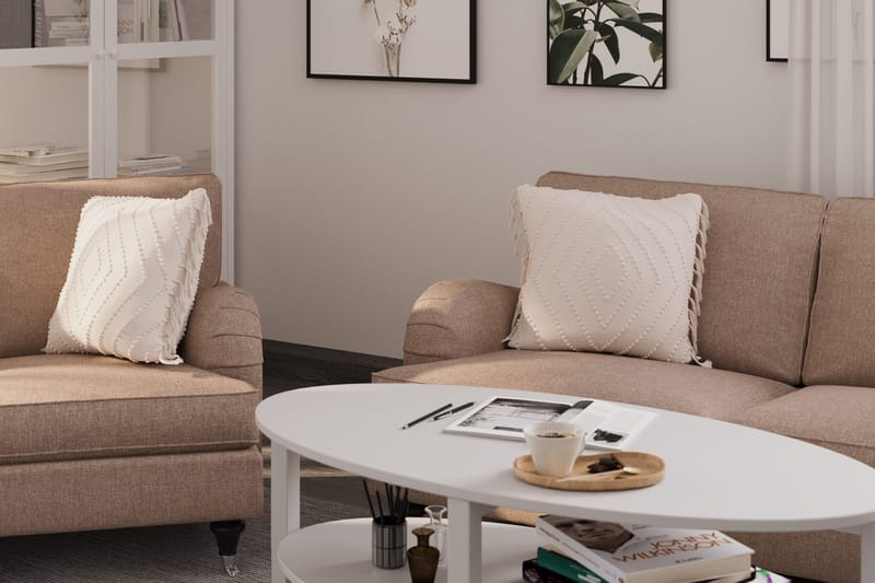Howard Classic 2-sits Tygsoffa - Mörkbeige - Products - Möbler - Soffa - 2 sits soffa