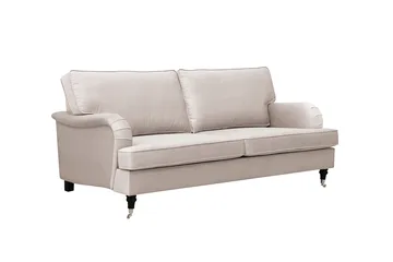 Howard Classic 3-sits Sammetsoffa - Beige - Products - Möbler - Soffa - 3 sits soffa