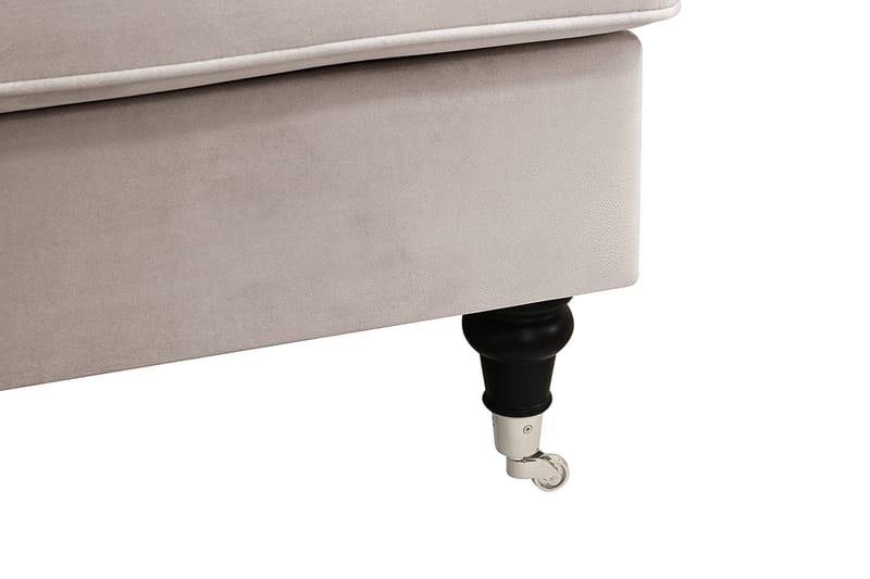 Howard Classic 3-sits Sammetsoffa - Beige - Products - Möbler - Soffa - 3 sits soffa