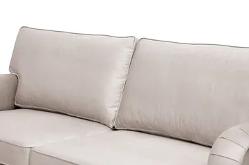 Howard Classic 3-sits Sammetsoffa - Beige - Products - Möbler - Soffa - 3 sits soffa