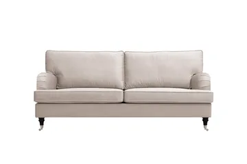 Howard Classic 3-sits Sammetsoffa - Beige - Products - Möbler - Soffa - 3 sits soffa