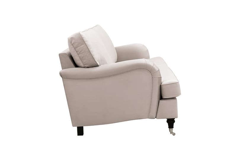 Howard Classic 3-sits Sammetsoffa - Beige - Products - Möbler - Soffa - 3 sits soffa