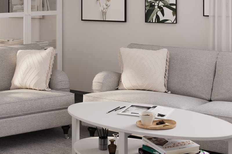 Howard Classic 3-sits Tygsoffa - Grå - Products - Möbler - Soffa - 3 sits soffa