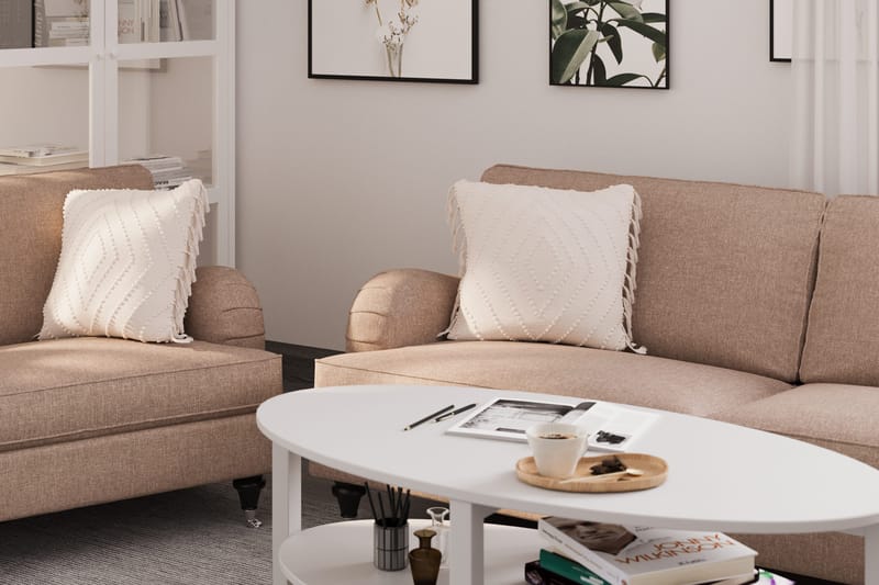 Howard Classic 3-sits Tygsoffa - Mörkbeige - Products - Möbler - Soffa - 3 sits soffa