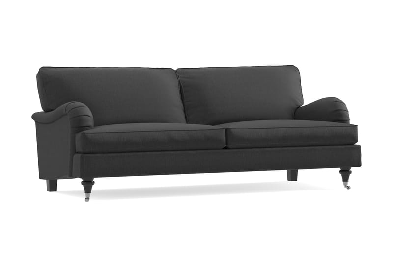 Howard Classic 3-sits Tygsoffa - Mörkgrå - Products - Möbler - Soffa - 3 sits soffa
