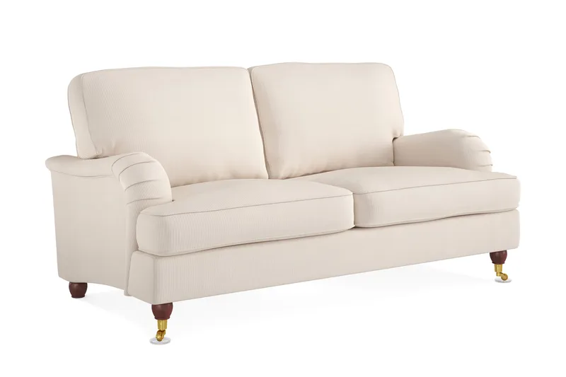 Howard Lyx 2-sits Manchestersoffa - Beige - Products - Möbler - Soffa - 2 sits soffa