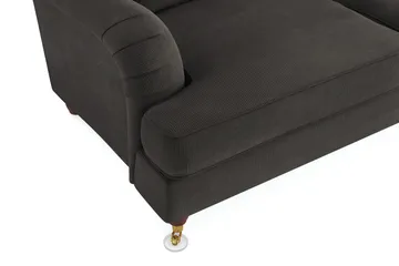 Howard Lyx 2-sits Manchestersoffa - Mörkgrå - Products - Möbler - Soffa - 2 sits soffa