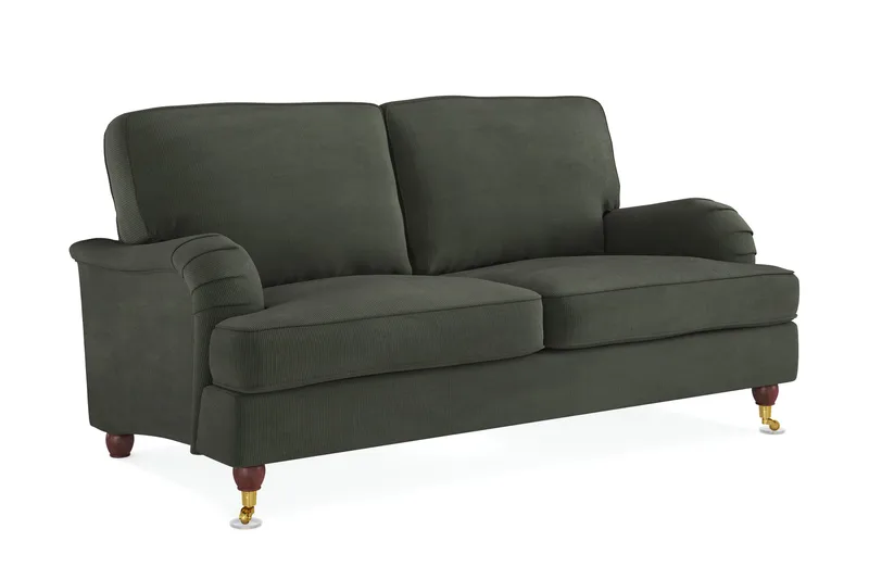 Howard Lyx 2-sits Manchestersoffa - Mörkgrön - Products - Möbler - Soffa - 2 sits soffa