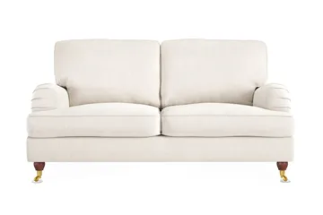 Howard Lyx 2-sits Sammetssoffa - Krämvit - Products - Möbler - Soffa - Sammetssoffa
