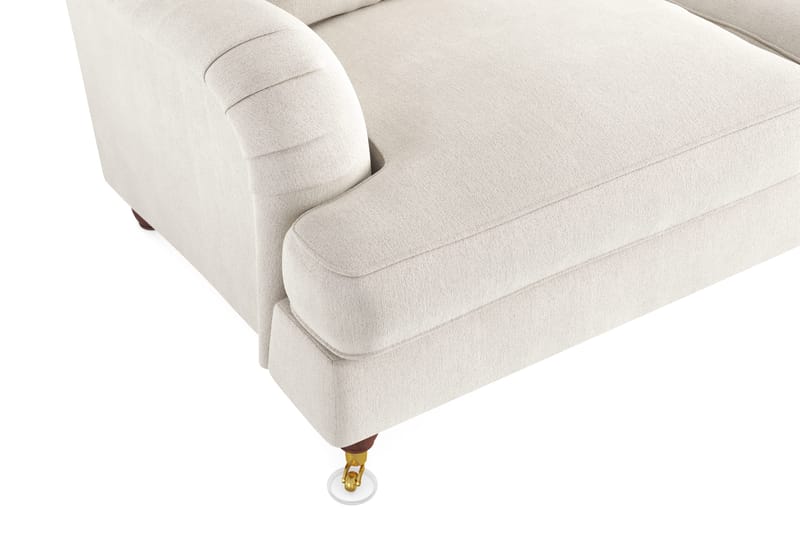 Howard Lyx 2-sits Sammetssoffa - Krämvit - Products - Möbler - Soffa - Sammetssoffa