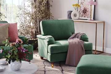Howard Lyx 2-sits Sammetssoffa - Mörkgrön - Products - Möbler - Soffa - Sammetssoffa