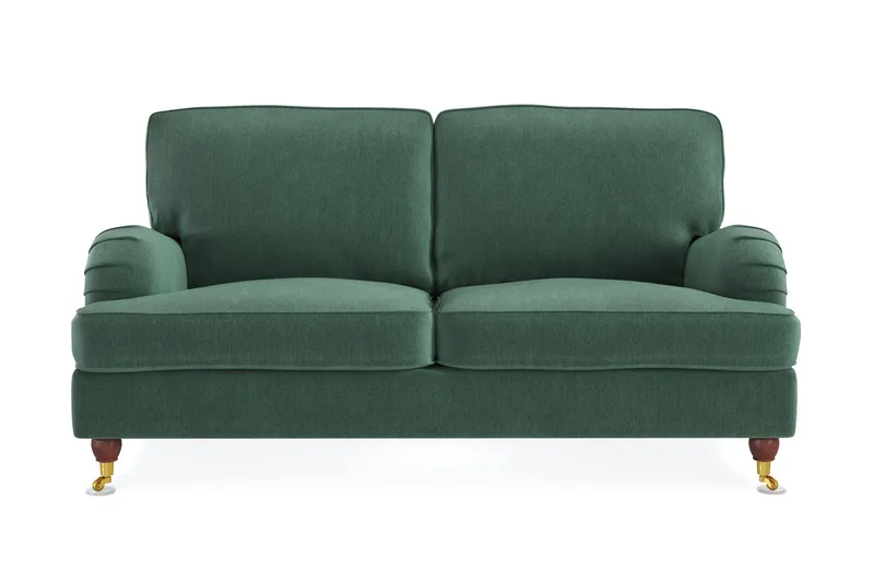 Howard Lyx 2-sits Sammetssoffa - Mörkgrön - Products - Möbler - Soffa - Sammetssoffa