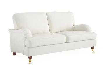 Howard Lyx 2-sits Soffa i Bouclé - Vit - Products - Möbler - Soffa - 2 sits soffa