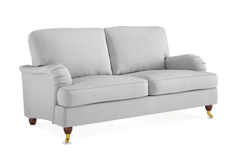 Howard Lyx 2-sits Tygsoffa - Ljusgrå - Products - Möbler - Soffa - 2 sits soffa