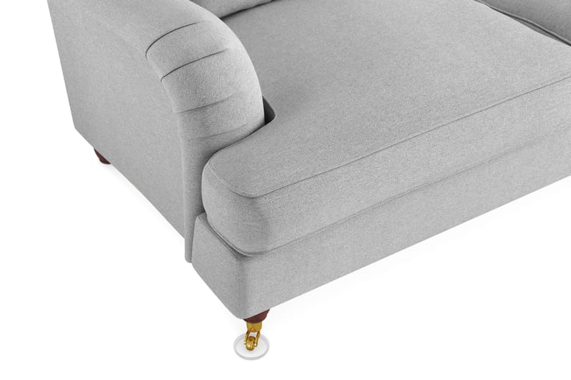 Howard Lyx 2-sits Tygsoffa - Ljusgrå - Products - Möbler - Soffa - 2 sits soffa