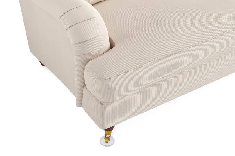 Howard Lyx 3-sits Manchestersoffa - Beige - Products - Möbler - Soffa - 3 sits soffa