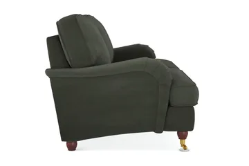 Howard Lyx 3-sits Manchestersoffa - Mörkgrön - Products - Möbler - Soffa - 3 sits soffa