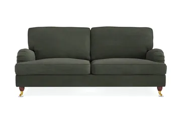 Howard Lyx 3-sits Manchestersoffa - Mörkgrön - Products - Möbler - Soffa - 3 sits soffa