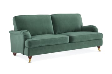 Howard Lyx 3-sits Sammetssoffa - Mörkgrön - Products - Möbler - Soffa - 3 sits soffa
