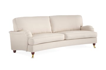 Howard Lyx 3-sits Svängd Manchestersoffa - Beige - Products - Möbler - Soffa - 3 sits soffa