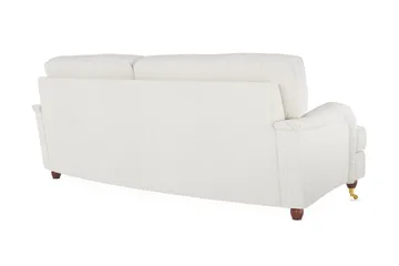 Howard Lyx 3-sits Svängd Soffa i Bouclé - Vit - Products - Möbler - Soffa - 3 sits soffa