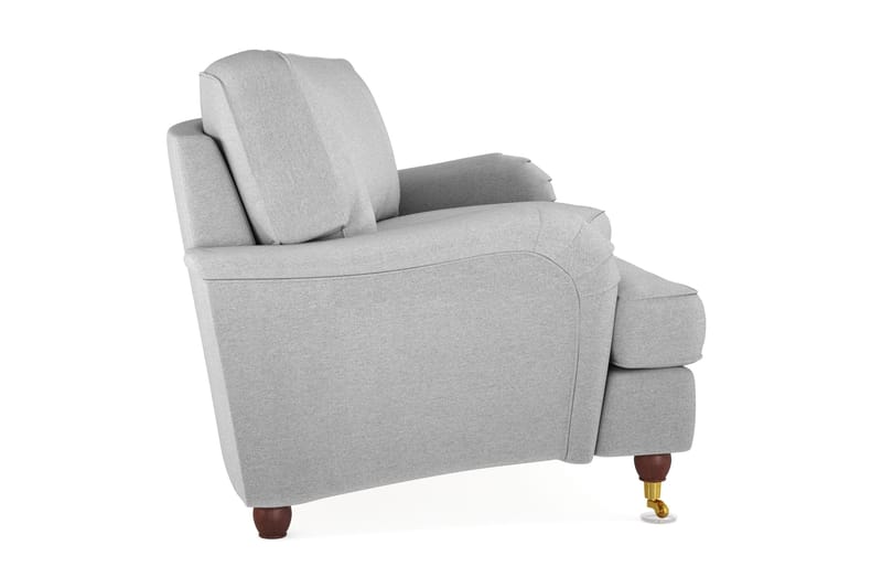 Howard Lyx 3-sits Svängd Tygsoffa - Ljusgrå - Products - Möbler - Soffa - 3 sits soffa