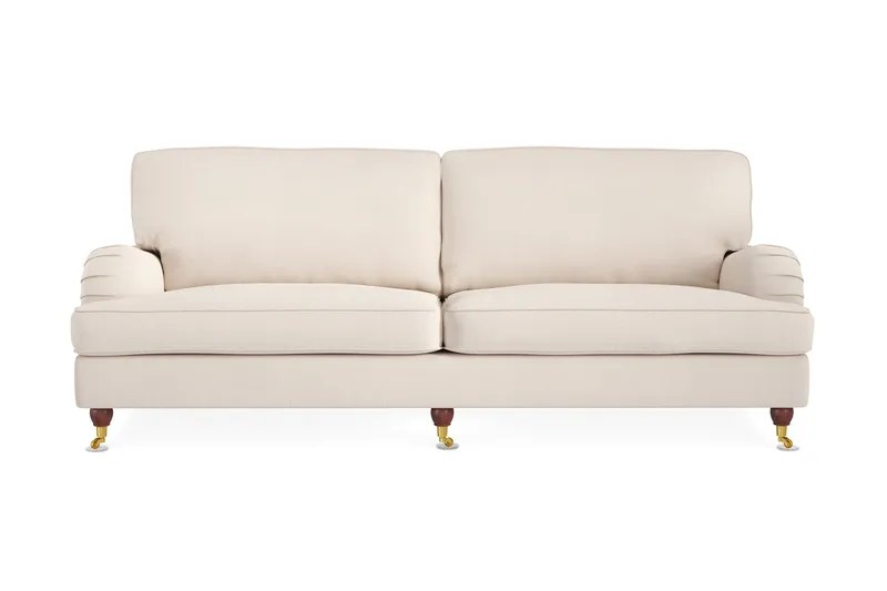 Howard Lyx 4-sits Manchestersoffa - Beige - Products - Möbler - Soffa - Howardsoffa