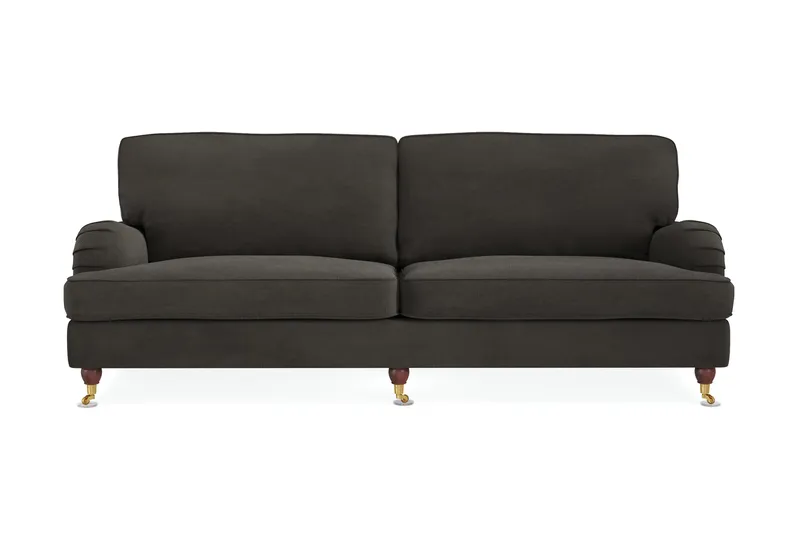 Howard Lyx 4-sits Manchestersoffa - Mörkgrå - Products - Möbler - Soffa - Howardsoffa