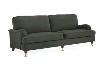 Howard Lyx 4-sits Manchestersoffa - Mörkgrön - Products - Möbler - Soffa - Howardsoffa