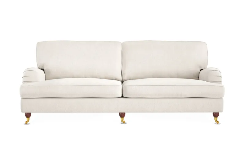 Howard Lyx 4-sits Sammetssoffa - Krämvit - Products - Möbler - Soffa - Sammetssoffa