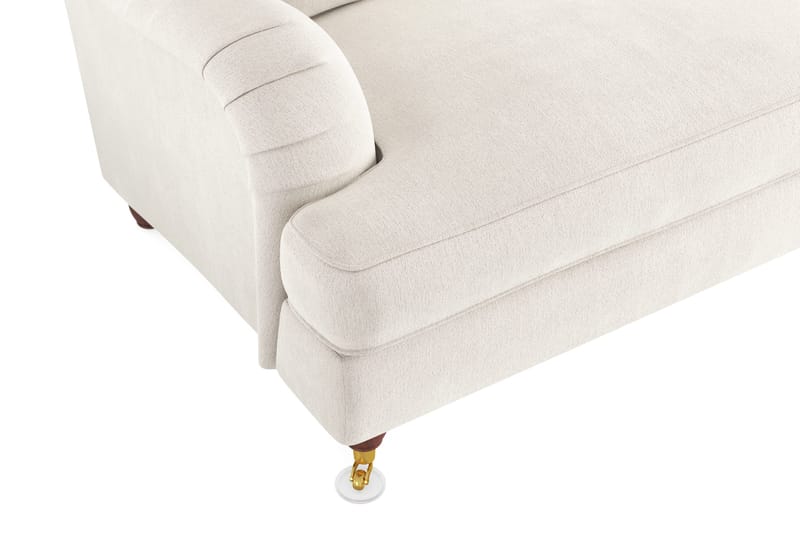 Howard Lyx 4-sits Sammetssoffa - Krämvit - Products - Möbler - Soffa - Sammetssoffa