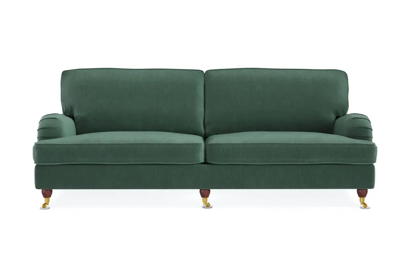 Howard Lyx 4-sits Sammetssoffa - Mörkgrön - Products - Möbler - Soffa - Sammetssoffa