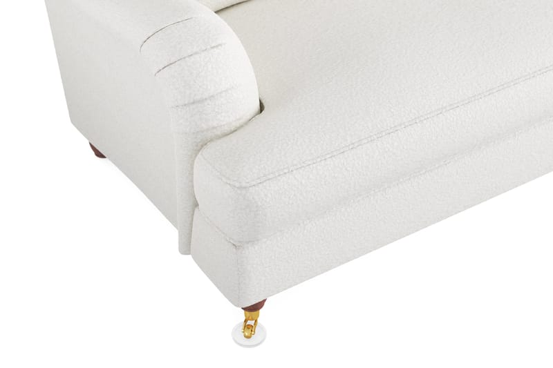 Howard Lyx 4-sits Soffa i Bouclé - Vit - Products - Möbler - Soffa - Howardsoffa