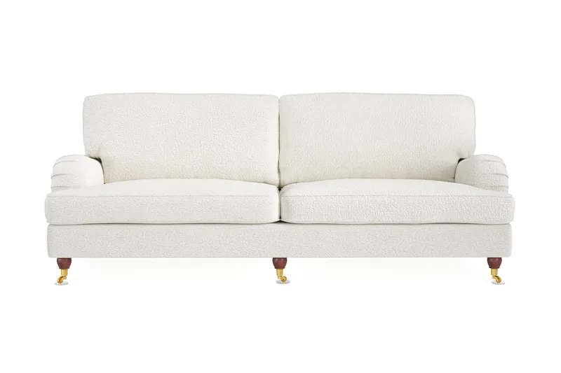 Howard Lyx 4-sits Soffa i Bouclé - Vit - Products - Möbler - Soffa - Howardsoffa