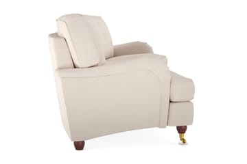 Howard Lyx 4-sits Svängd Manchestersoffa - Beige - Products - Möbler - Soffa - Howardsoffa