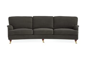 Howard Lyx 4-sits Svängd Manchestersoffa - Mörkgrå - Products - Möbler - Soffa - Howardsoffa