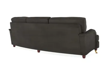 Howard Lyx 4-sits Svängd Manchestersoffa - Mörkgrå - Products - Möbler - Soffa - Howardsoffa