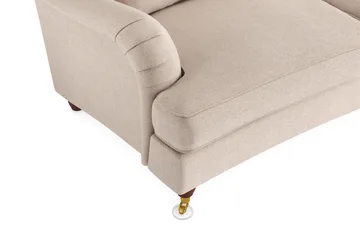 Howard Lyx 4-sits Svängd Tygsoffa - Beige - Products - Möbler - Soffa - Howardsoffa