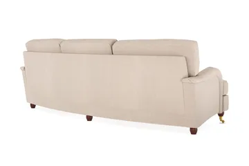 Howard Lyx 4-sits Svängd Tygsoffa - Beige - Products - Möbler - Soffa - Howardsoffa