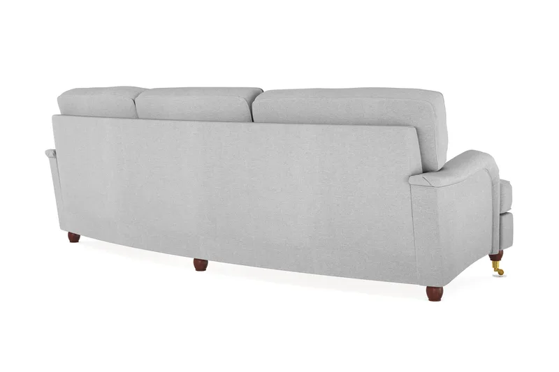 Howard Lyx 4-sits Svängd Tygsoffa - Ljusgrå - Products - Möbler - Soffa - Howardsoffa