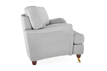 Howard Lyx 4-sits Svängd Tygsoffa - Ljusgrå - Products - Möbler - Soffa - Howardsoffa