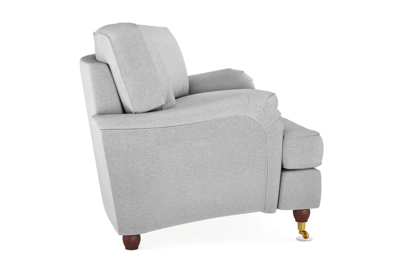 Howard Lyx 4-sits Svängd Tygsoffa - Ljusgrå - Products - Möbler - Soffa - Howardsoffa