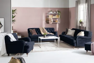 Howard Riviera 2-sits Sammetssoffa - Blå - Products - Möbler - Soffa - Sammetssoffa