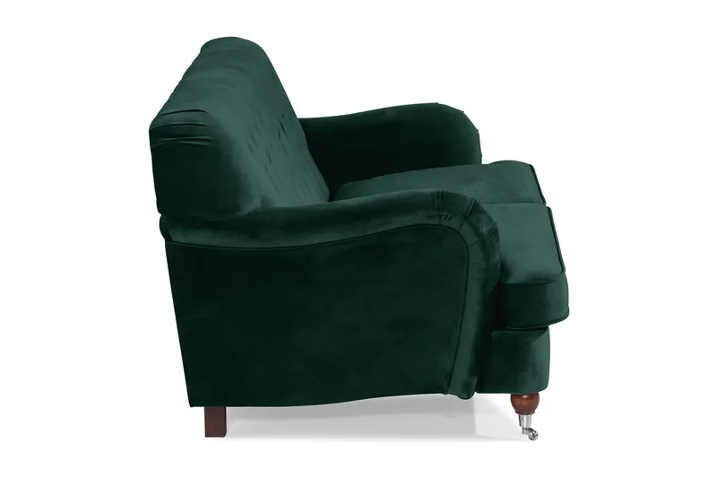 Howard Riviera 2-sits Sammetssoffa - Grön - Products - Möbler - Soffa - Sammetssoffa
