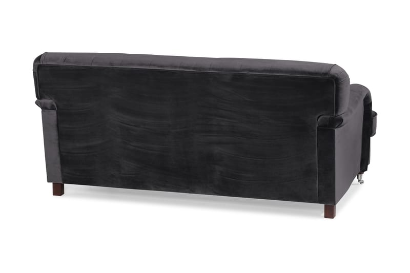 Howard Riviera 2-sits Sammetssoffa - Mörkgrå - Products - Möbler - Soffa - Sammetssoffa