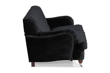 Howard Riviera 2-sits Sammetssoffa - Svart - Products - Möbler - Soffa - Sammetssoffa