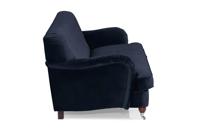 Howard Riviera 3-sits Sammetssoffa - Blå - Products - Möbler - Soffa - 3 sits soffa