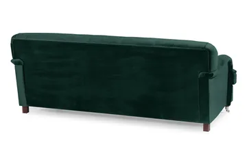 Howard Riviera 3-sits Sammetssoffa - Grön - Products - Möbler - Soffa - 3 sits soffa